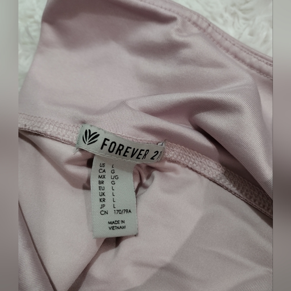 Forever 21 High Waist Full length Lilac Yoga Leggings Size Large - Picture 5 of 5